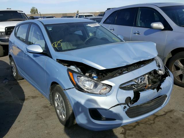 KMHCT5AEXEU181860 - 2014 HYUNDAI ACCENT GLS BLUE photo 1