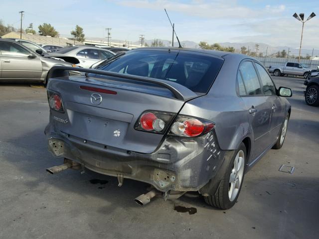 1YVHP84C675M08124 - 2007 MAZDA 6 I GRAY photo 4