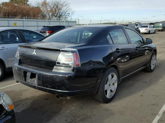 4A3AB36F27E051988 - 2007 MITSUBISHI GALANT ES BLACK photo 4