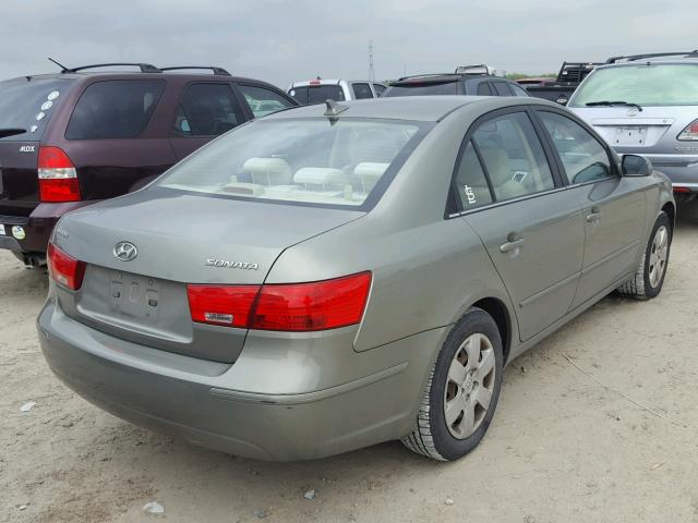 5NPET46C79H410512 - 2009 HYUNDAI SONATA GLS GREEN photo 4