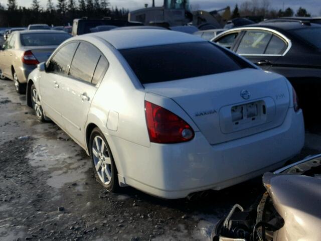 1N4BA41E84C886201 - 2004 NISSAN MAXIMA SE WHITE photo 3