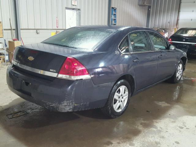 2G1WB58K281281279 - 2008 CHEVROLET IMPALA LS GRAY photo 4