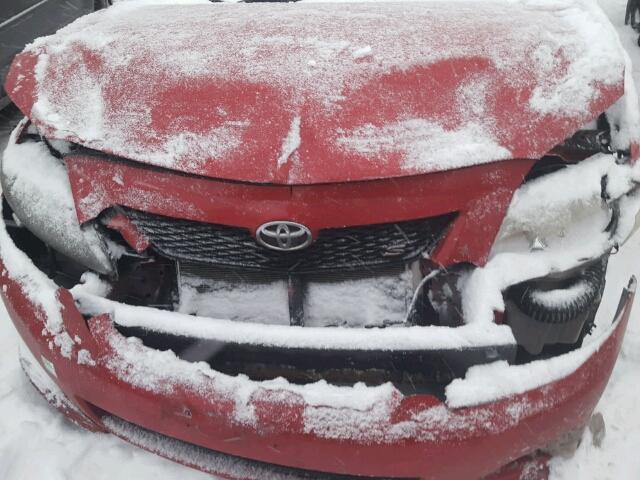 2T1BU40E99C012280 - 2009 TOYOTA COROLLA BA RED photo 9