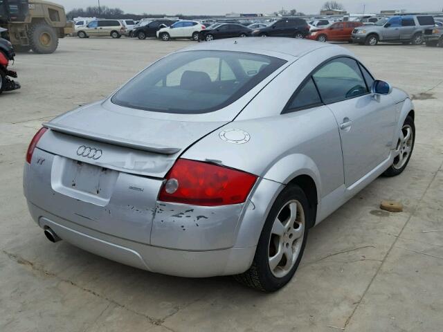 TRUWX28N911013543 - 2001 AUDI TT QUATTRO SILVER photo 4