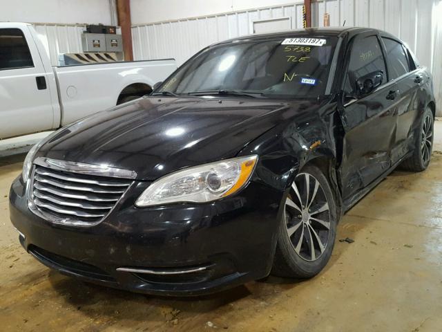 1C3BC1FB4BN585738 - 2011 CHRYSLER 200 TOURIN BLACK photo 2