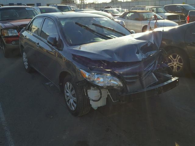 2T1BU4EE7DC007564 - 2013 TOYOTA COROLLA BA GRAY photo 1