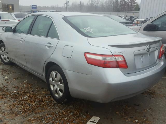 4T1BE46K07U190181 - 2007 TOYOTA CAMRY NEW SILVER photo 3