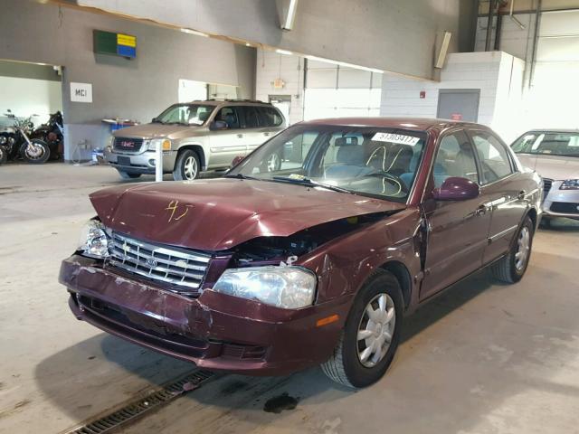 KNAGD126015063224 - 2001 KIA OPTIMA MAG BURGUNDY photo 2