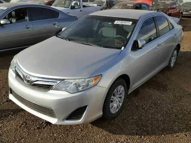 4T1BF1FK9CU185969 - 2012 TOYOTA CAMRY BASE SILVER photo 2