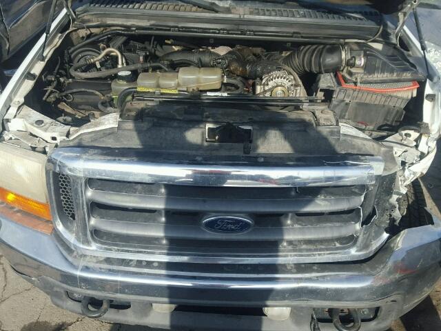 3FTNW21F81MA12673 - 2001 FORD F250 SUPER WHITE photo 7