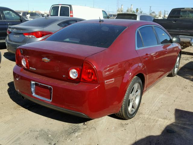 1G1ZJ57B49F145618 - 2009 CHEVROLET MALIBU 2LT MAROON photo 4