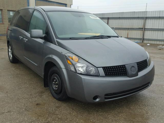 5N1BV28U37N130859 - 2007 NISSAN QUEST S GRAY photo 1