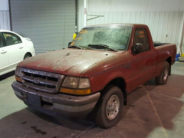 1FTYR10C7WUC03459 - 1998 FORD RANGER RED photo 2