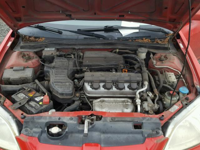 1HGEM22903L020674 - 2003 HONDA CIVIC EX 红色 照片 7
