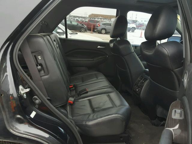 2HNYD18676H535606 - 2006 ACURA MDX TOURIN BLACK photo 6