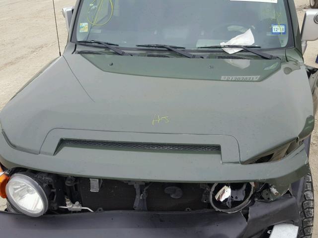 JTEBU4BF7EK178226 - 2014 TOYOTA FJ CRUISER GREEN photo 7