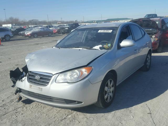 KMHDU45D97U016947 - 2007 HYUNDAI ELANTRA GL SILVER photo 2