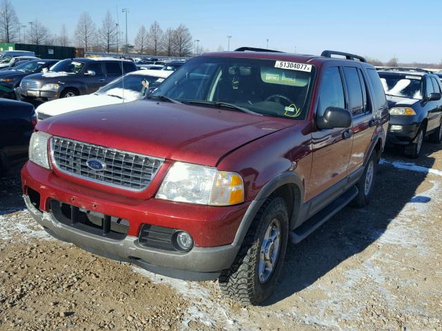 1FMZU73K33UB10731 - 2003 FORD EXPLORER X RED photo 2