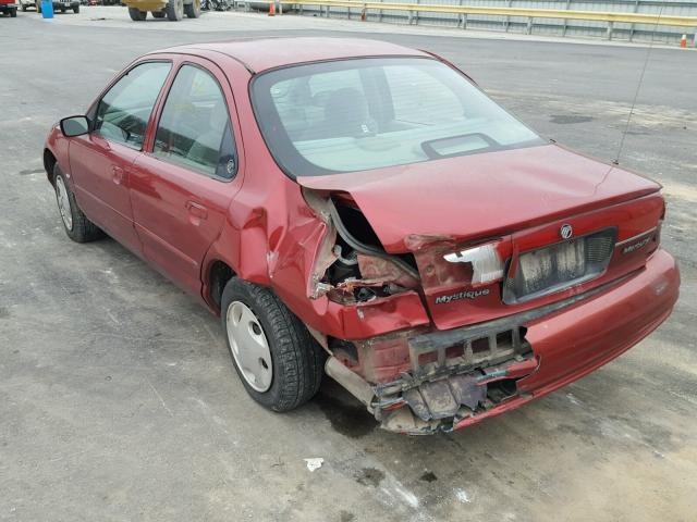 1MEFM6538WK650453 - 1998 MERCURY MYSTIQUE B RED photo 3