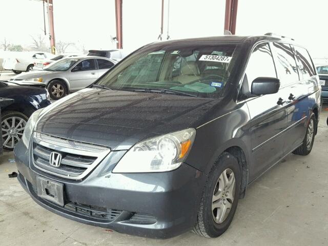 5FNRL38795B073703 - 2005 HONDA ODYSSEY EX GRAY photo 2