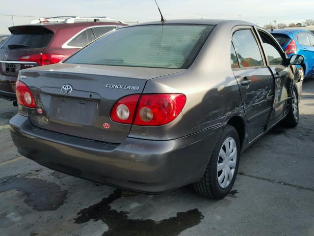 1NXBR32E95Z438830 - 2005 TOYOTA COROLLA CE GRAY photo 4