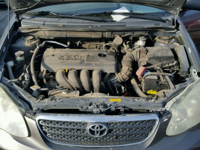 1NXBR32E95Z438830 - 2005 TOYOTA COROLLA CE GRAY photo 7