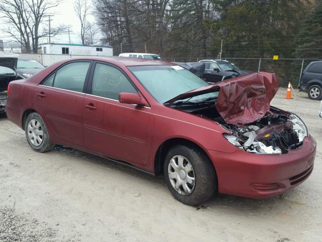 4T1BE32K42U016719 - 2002 TOYOTA CAMRY LE RED photo 1