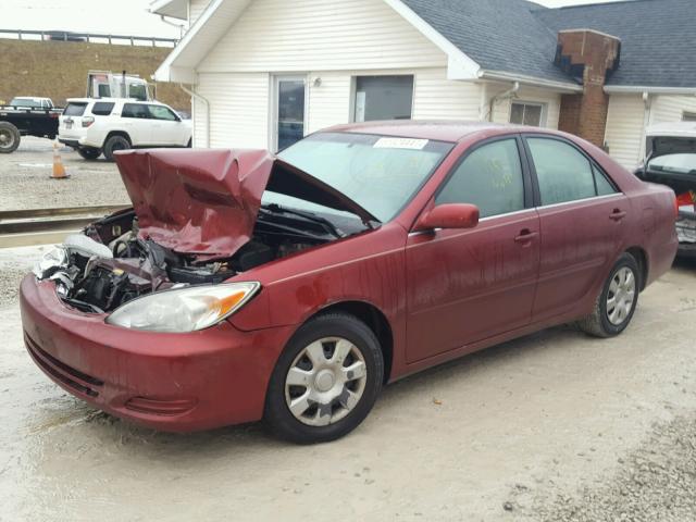 4T1BE32K42U016719 - 2002 TOYOTA CAMRY LE 红色 照片 2