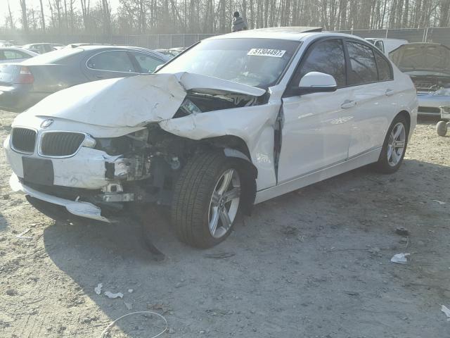 WBA3C3G52ENS67008 - 2014 BMW 320 I WHITE photo 2