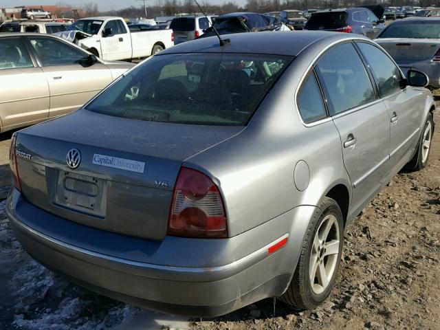 WVWRH63BX4P201594 - 2004 VOLKSWAGEN PASSAT GLX GRAY photo 4