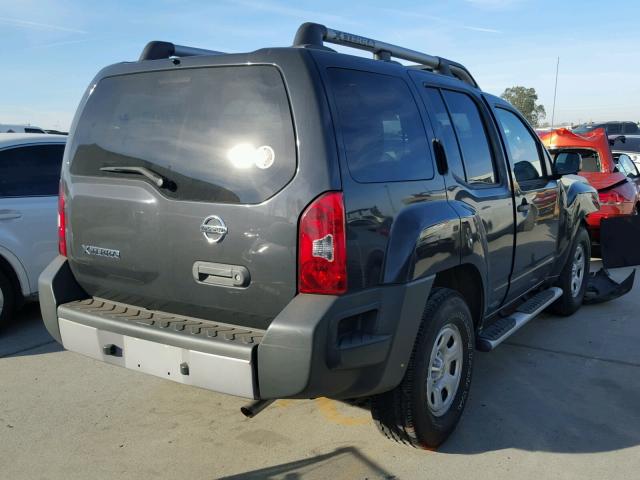 5N1AN0NU3DN816903 - 2013 NISSAN XTERRA X GRAY photo 4