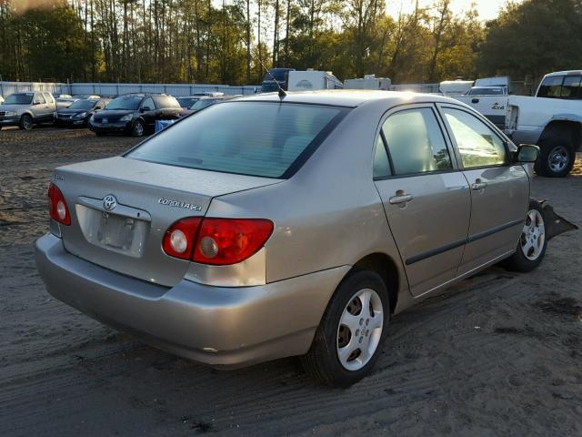 1NXBR32E06Z761956 - 2006 TOYOTA COROLLA CE BEIGE photo 4