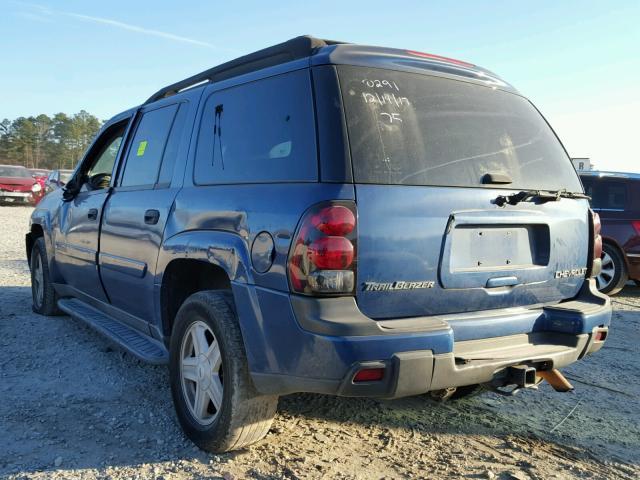 1GNES16S136140291 - 2003 CHEVROLET TRAILBLAZE BLUE photo 3