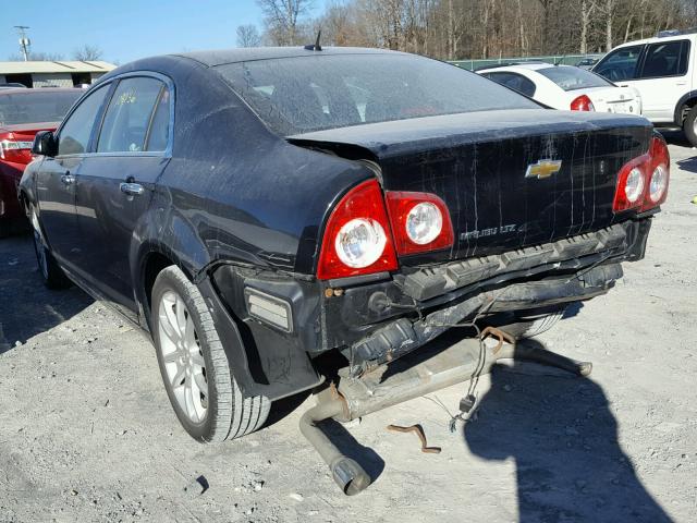 1G1ZE5E70BF318138 - 2011 CHEVROLET MALIBU LTZ 黑色 照片 3