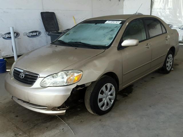 2T1BR32E27C843755 - 2007 TOYOTA COROLLA CE GOLD photo 2