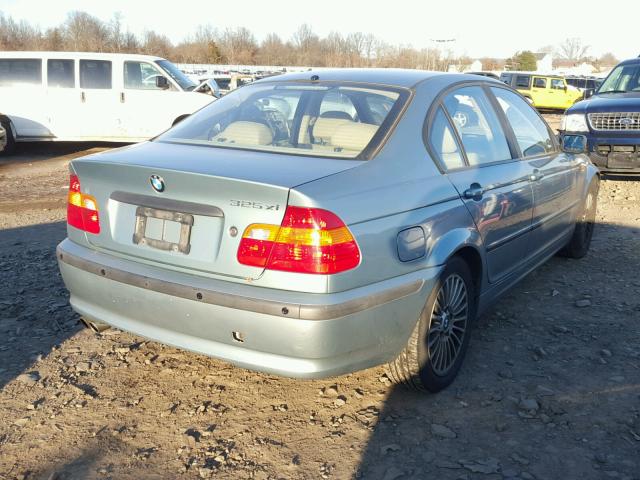 WBAEU33412PF64938 - 2002 BMW 325 XI TEAL photo 4