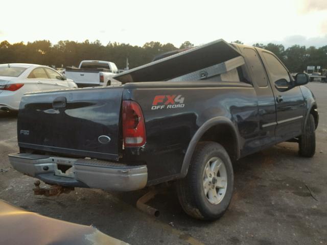 2FTRX18L73CA50270 - 2003 FORD F150 BLACK photo 4