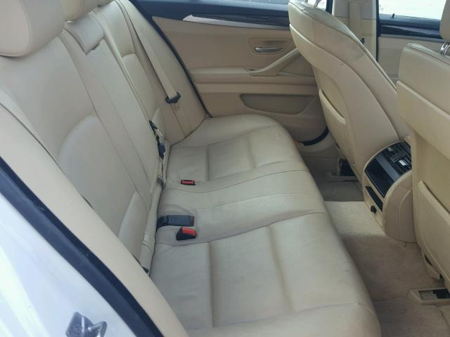 WBAFR1C57BC746991 - 2011 BMW 528 I WHITE photo 6