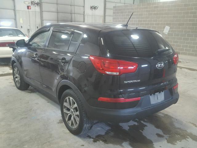 KNDPB3AC9E7638149 - 2014 KIA SPORTAGE B BLACK photo 3