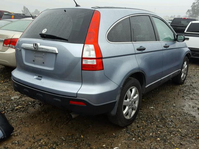 5J6RE48569L070043 - 2009 HONDA CR-V EX BLUE photo 4