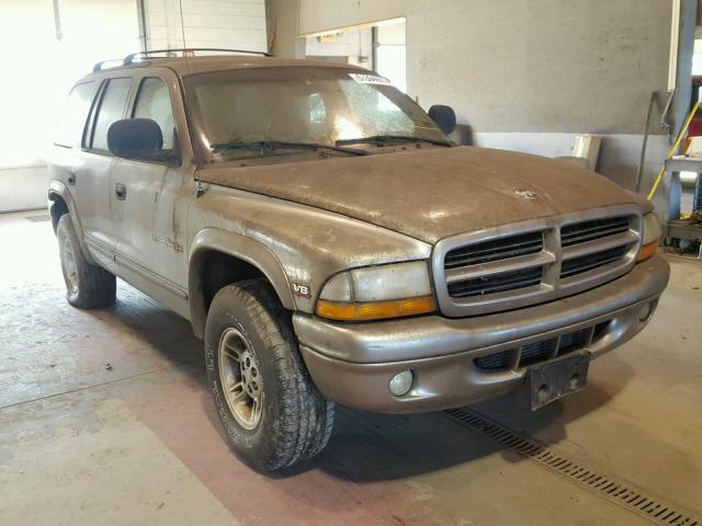 1B4HS28N9YF141356 - 2000 DODGE DURANGO GRAY photo 1