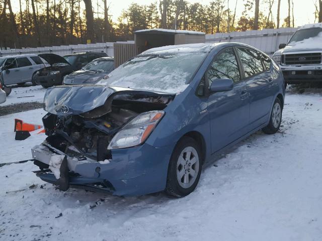 JTDKB20U867538589 - 2006 TOYOTA PRIUS BLUE photo 2