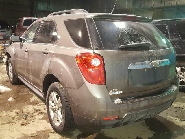 2CNFLEEW0A6378402 - 2010 CHEVROLET EQUINOX LT GRAY photo 3