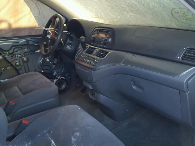 5FNRL38497B039558 - 2007 HONDA ODYSSEY EX BLUE photo 5