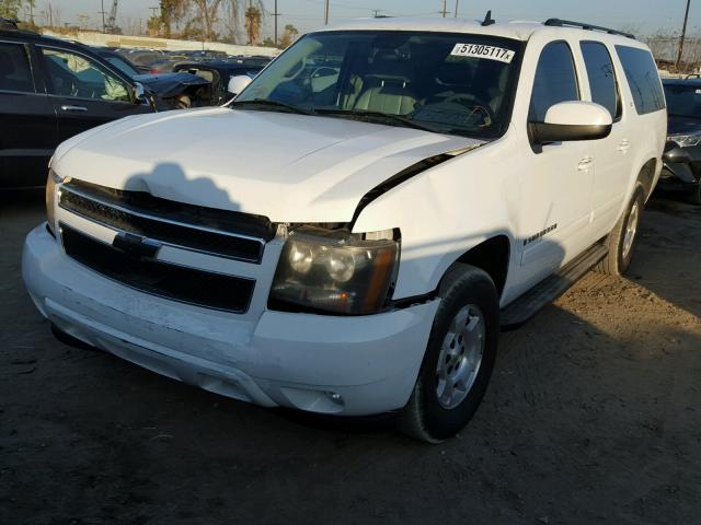 3GNFC16J07G290471 - 2007 CHEVROLET SUBURBAN C WHITE photo 2