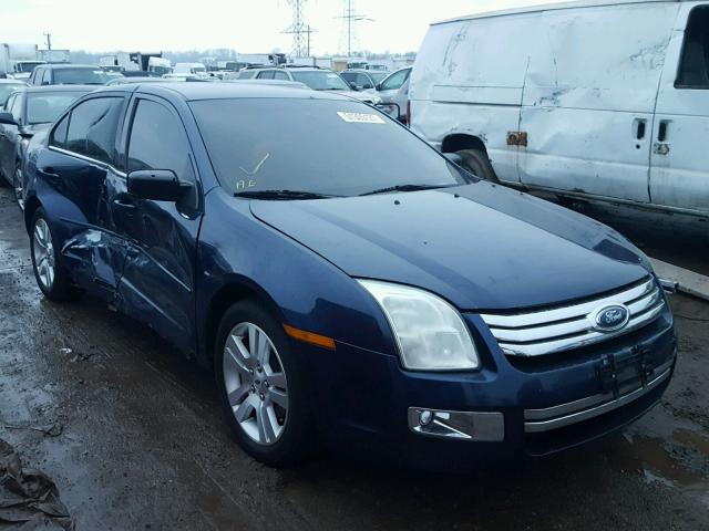 3FAHP08Z76R211826 - 2006 FORD FUSION SEL BLUE photo 1