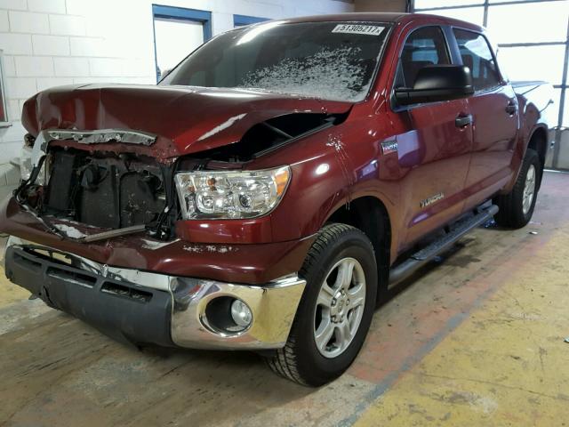 5TBDV54178S496693 - 2008 TOYOTA TUNDRA CRE RED photo 2