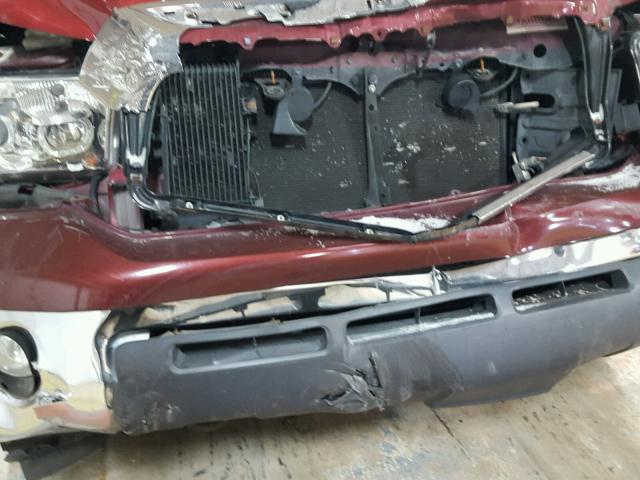 5TBDV54178S496693 - 2008 TOYOTA TUNDRA CRE RED photo 9