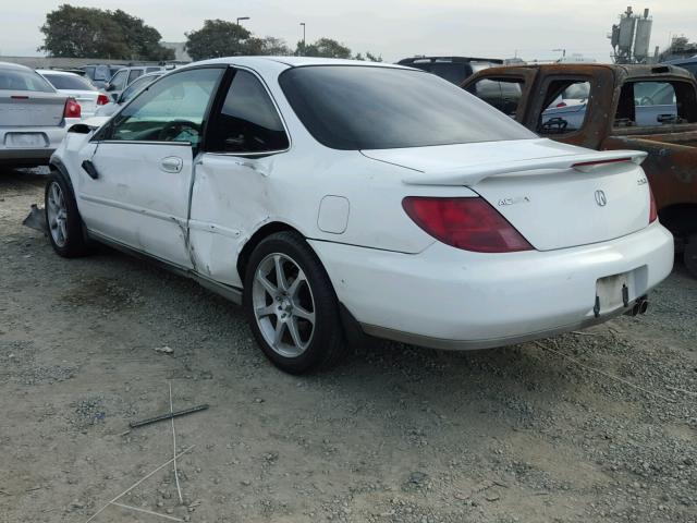 19UYA1250VL023140 - 1997 ACURA 2.2CL WHITE photo 3