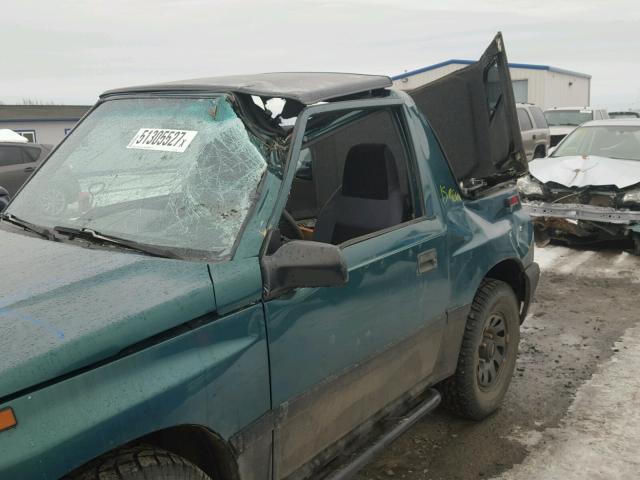 2CNBJ1860W6924373 - 1998 CHEVROLET TRACKER GREEN photo 9